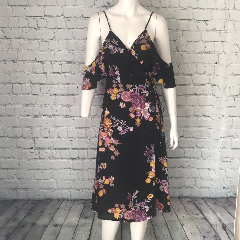 Floral slip dress - never worn